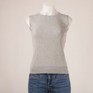 Uniqlo Supima Cotton Sleeveless Sweater Grey
